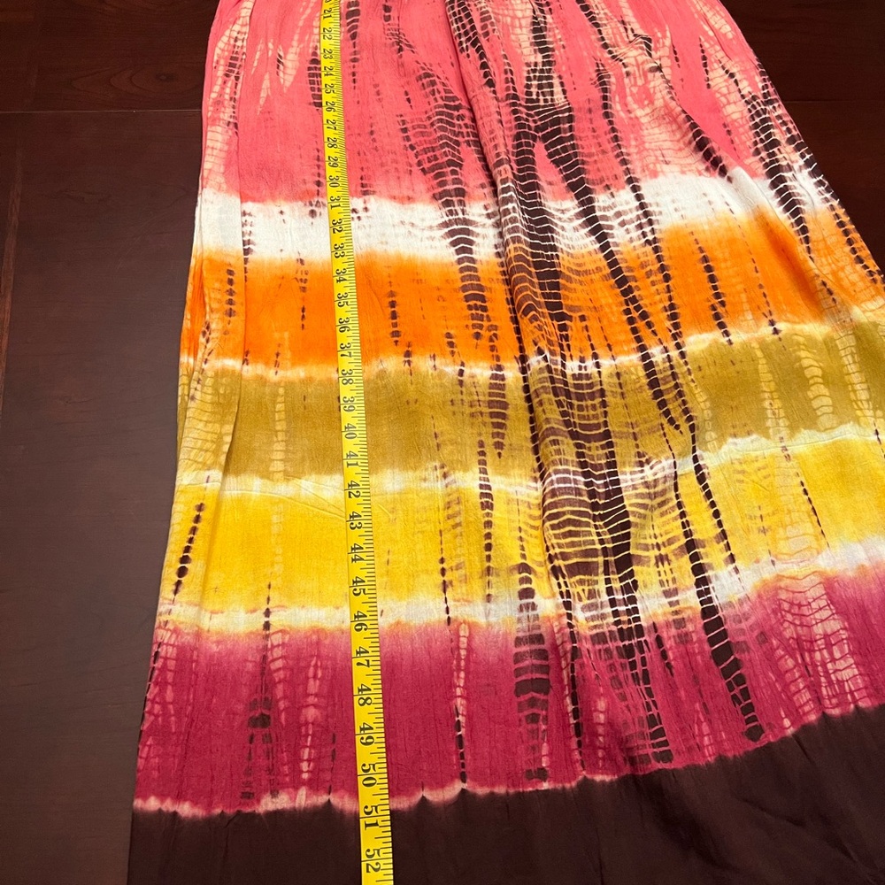 Multicolor Tie-Dye Maxi Dress - Picture 6 of 10